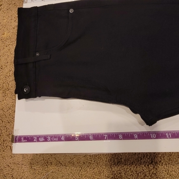 Ag ADRIANO GOLDSCHMIED THE FARRAH HIGH RISE SKINNY ANKLE JEANS IN BLACK, SZ 26 - Picture 13 of 15